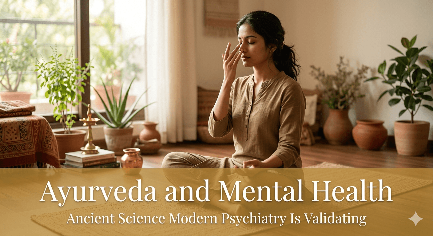Ayurveda and Mental Health β The Ancient Science of Mind That Modern Psychiatry Is Finally Validating