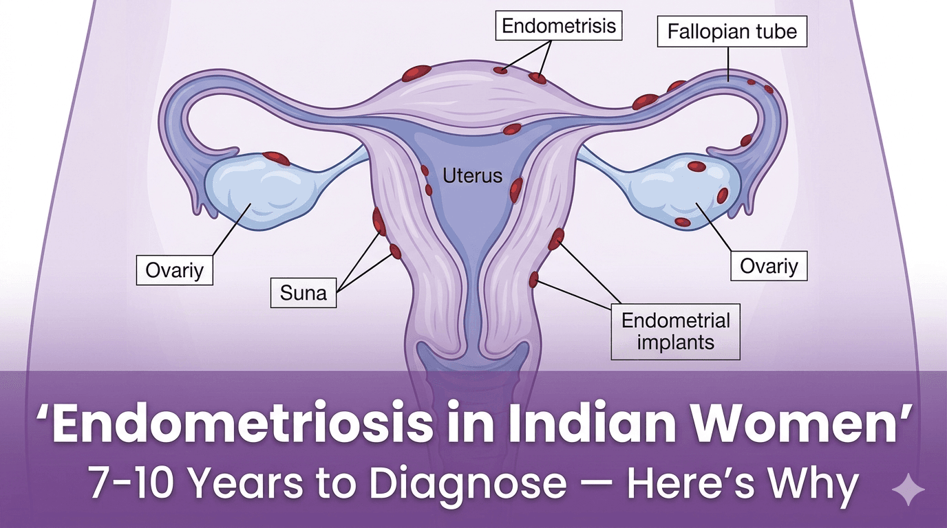 Endometriosis in Indian Women β The Disease That Takes 7-10 Years to Diagnose